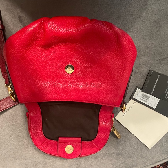 Marc Jacobs Bags Marc Jacobs Natasha Red Crossbody Leather Bag